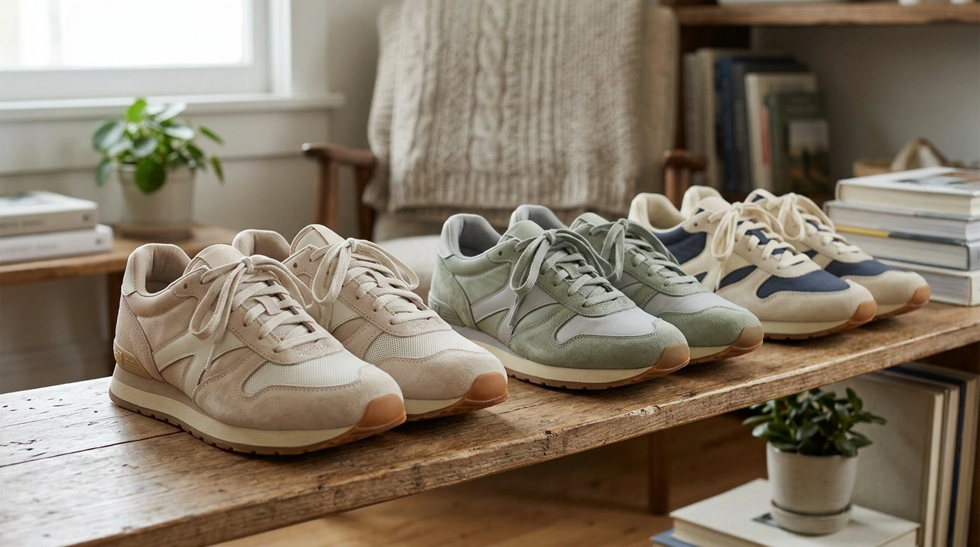 Trendy Sneakers Right Now: Retro Runners, Calm Colors