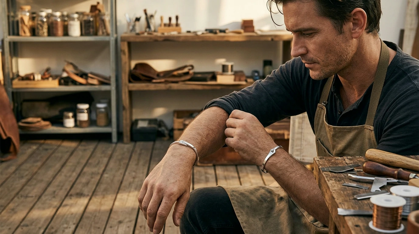 Meet the S925 Moissanite Bangle Men Can Make Their Own